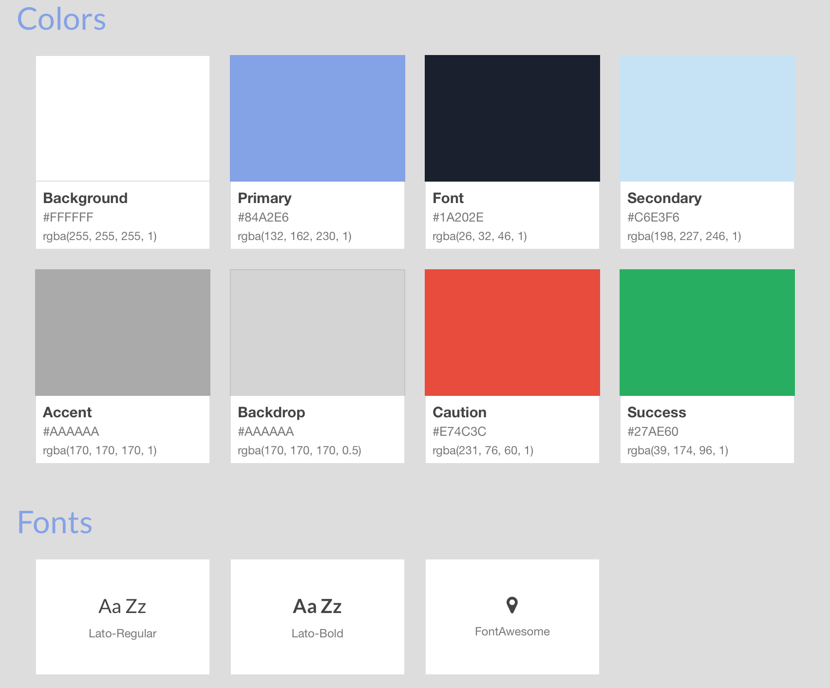 Styleguide